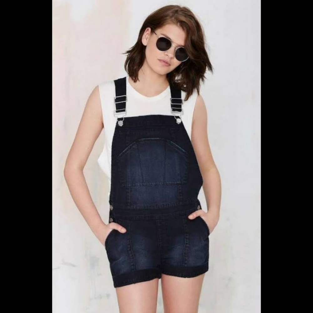 NASTY GAL Overall Shorts